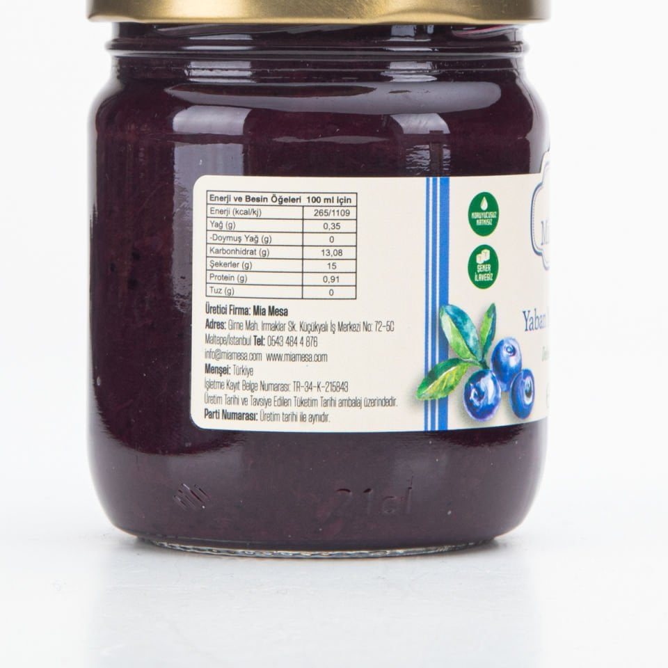 Yaban Mersini Püresi 210 ml