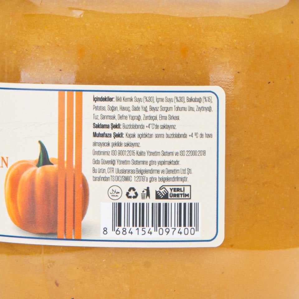 İlikli Kemik Suyundan Bal Kabağı Çorbası 425 ml