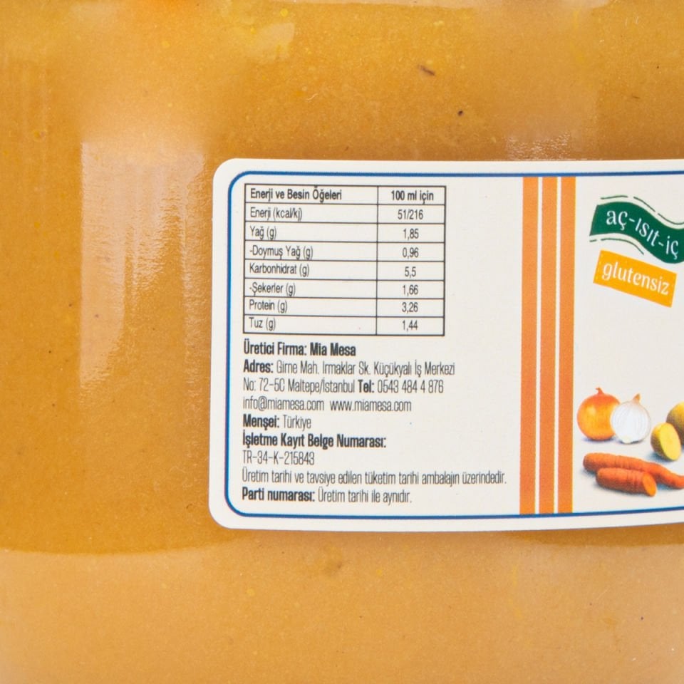 İlikli Kemik Suyundan Bal Kabağı Çorbası 425 ml