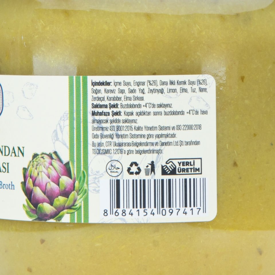 İlikli Kemik Suyundan Enginar Çorbası 425 ml