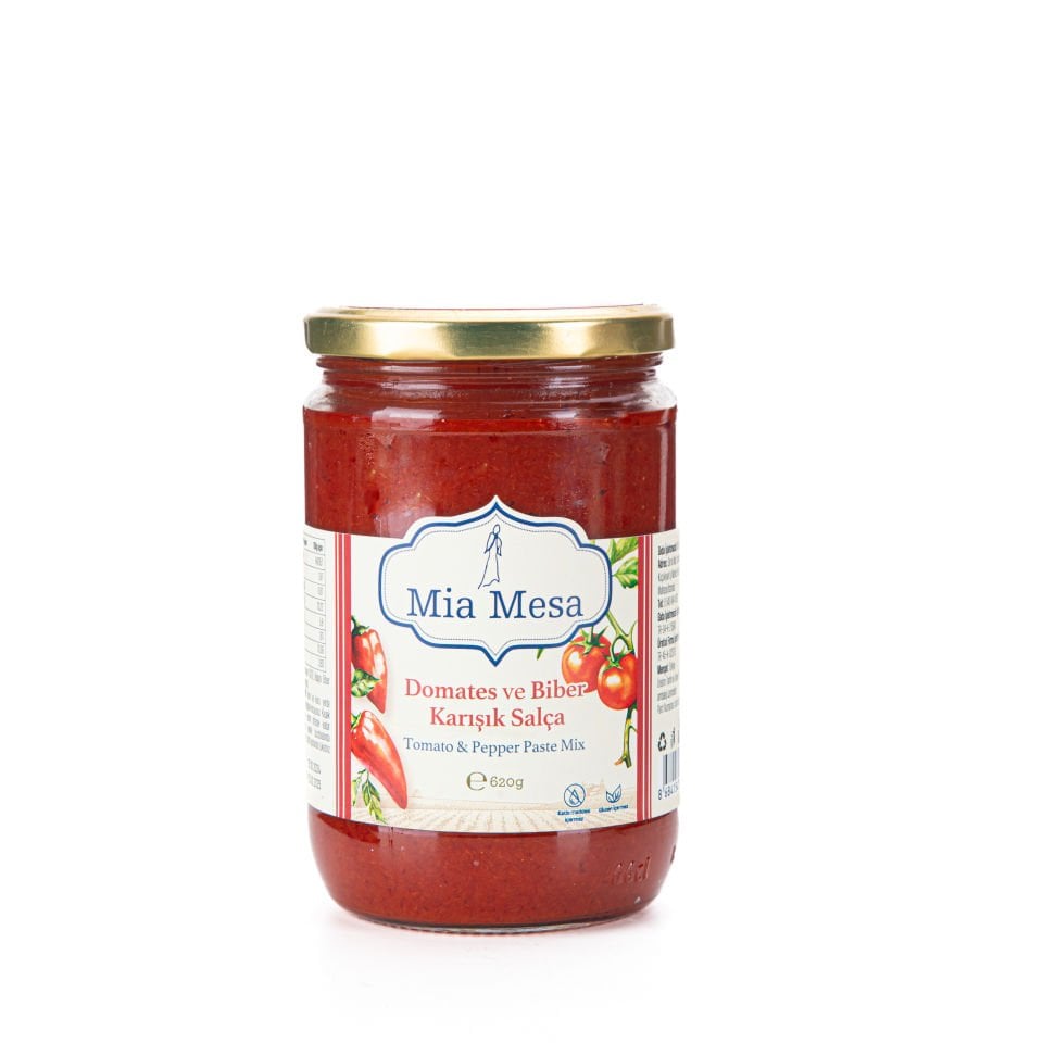 Domates ve Biber Karışık Salça 620 g
