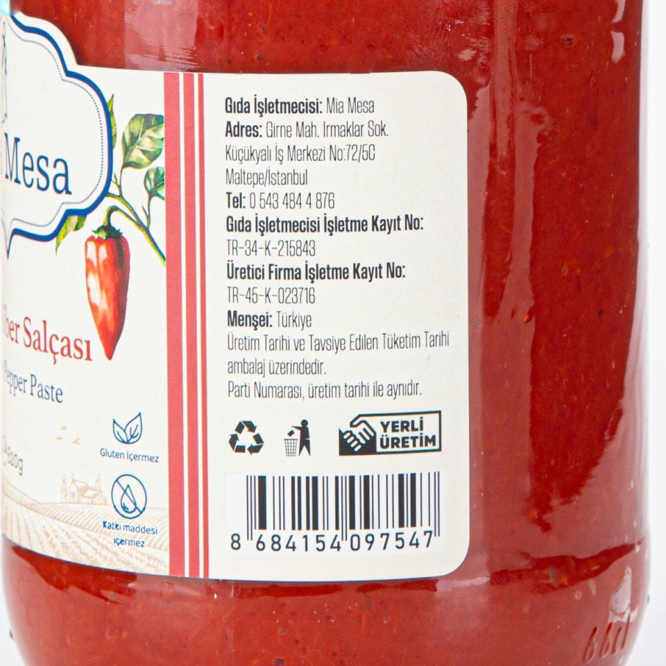 Tatlı Biber Salçası 620 g