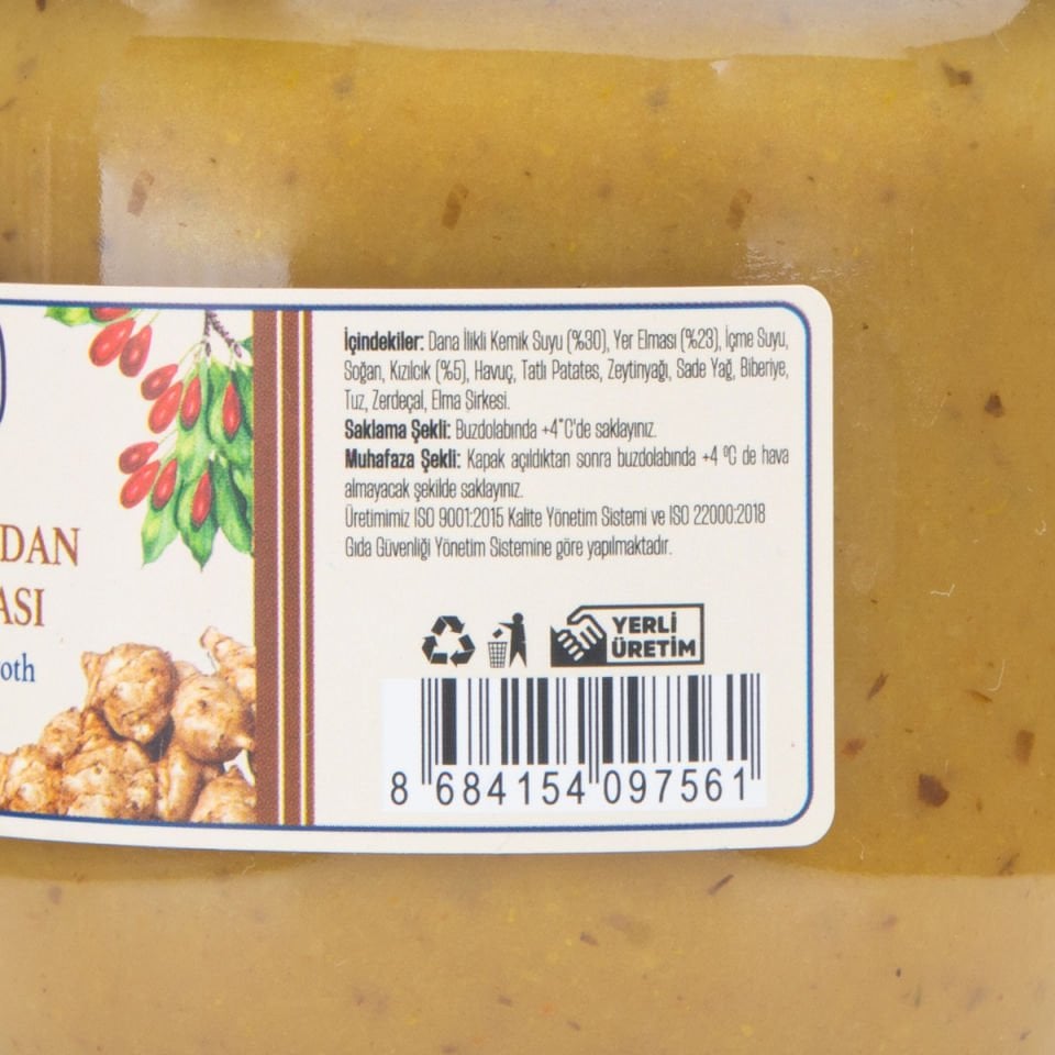 İlikli Kemik Suyundan Yer Elması Çorbası 425 ml