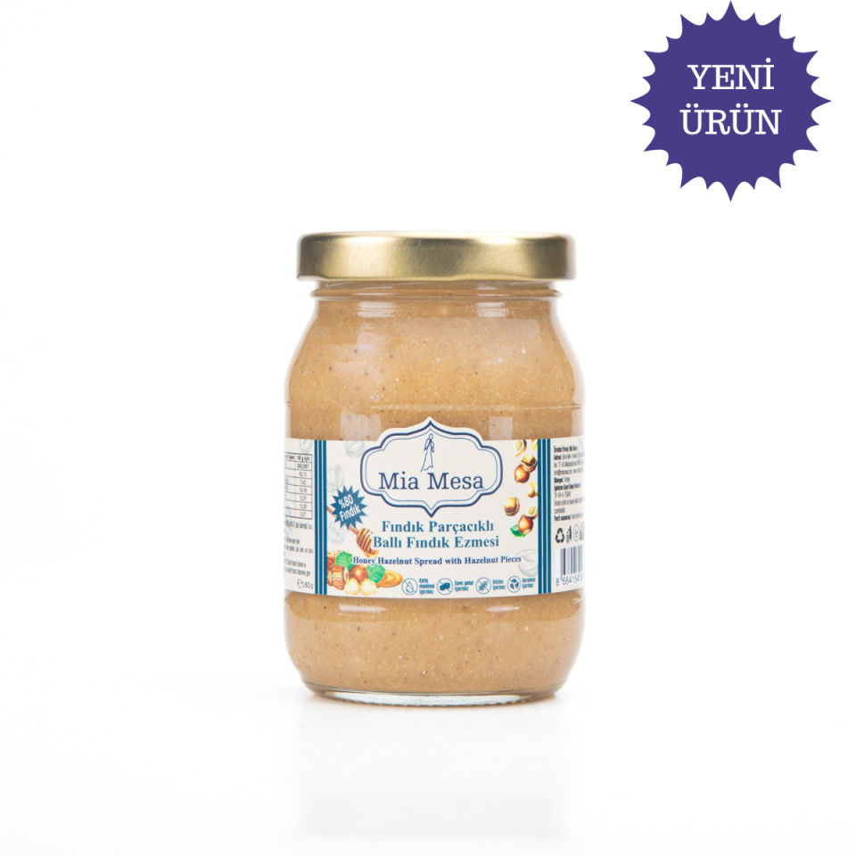 Fındık Parçacıklı Ballı Fındık Ezmesi 180 g