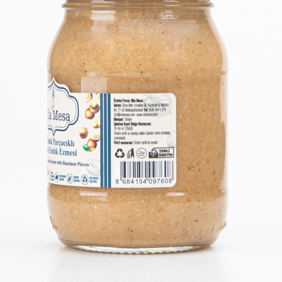 Parçacıklı İğdeli ve Ballı Fındık Ezmesi 180 g
